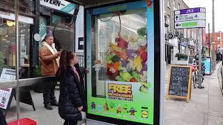 LIDL claw machine bus shelter | JCDecaux Ireland