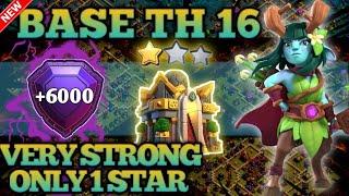 ANTI 3 STAR TH16 WAR BASE | ANTI ROOTRIDER TH16 BASE LINK | TH 16 NEW LEGEND LEAGUE BASE |~COC