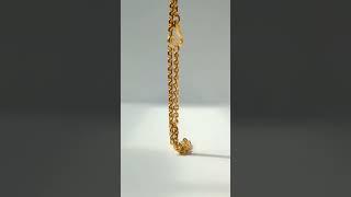 Vintage 23ct Yellow Gold Cable Chain Necklace #goldjewellery #goldnecklace #goldchain #jewellery