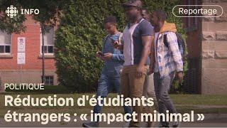 Moins d’étudiants étrangers : « impacts dans nos communautés francophones »