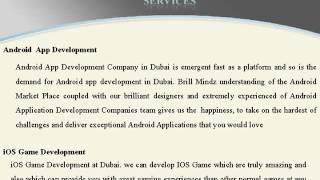 Android App Development company in Dubai