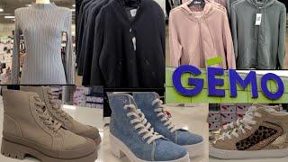 nouvelle collection chez gémo dans les vêtements d'hiver et les chaussures,