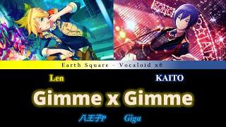 八王子P × Giga - Gimme×Gimme - Kagamine Len & KAITO (Cover) (VSQx) (Color-coded Lyrics Video)