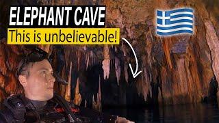 WE CAN'T BELIEVE THIS EXISTS! | DIVING in ELEPHANT CAVE, CATHEDRAL | Chania, Crete 