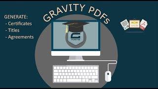 Generate PDFs using WordPress Gravity Forms for Certificates, Titles, Agreements, etc.