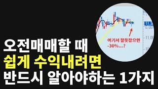 아무도 모르는 주식 성공의 비밀 1가지! 빨리 오전 단타를 잘하고 싶다면 필수시청!