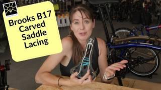 Lacing a Brooks B17 Carved Saddle