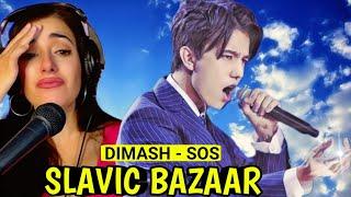 DIMASH S.O.S reaction (Slavic bazaar)Vocal analysis DimashVocal coach reacts to Dimash (SUBS)