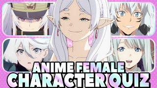 Anime Female Character Quiz  - Can you guess them all?