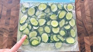 오이 썰어서 넣어두기만 하면 끝! 5분 완성 젓가락이 멈추질 않아요! 대용량반찬 만들기