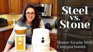 Stone vs Steel Grain Mills | KoMo vs Nutrimill | Health Benefits of Milling Your Own Grain