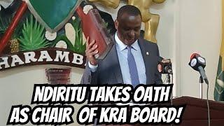 Uhuru's Ally Ndiritu Muriithi Finally Sworn in as Chairperson of the Kenya Revenue Authority Board!