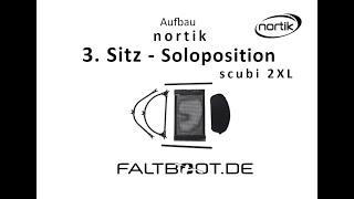 NORTIK SCUBI 2 XL - Installation 3  Sitz  - Soloposition