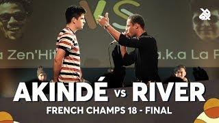 AKINDÉ vs RIVER | French Beatbox Championship 2018 | Final