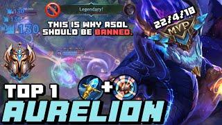 Wild Rift Aurelion Sol - Top 1 Aurelion Sol Gameplay Challenger Ranked