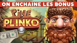 On enchaine les bonus sur la slot PINE OF PLINKO