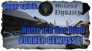 Alltags Tipps und Tricks für MEDIEVAL DYNASTY!!! [gameplay/german]