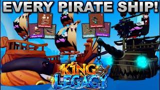 Getting EVERY SINGLE PIRATE SHIP In Roblox King Legacy... Here's What Happened!