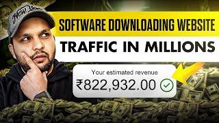 Software Downloading Website Banaye & Earn $10000 per month? | WordPress Website Tutorial in Hindi