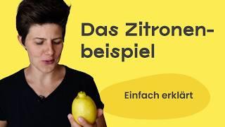 Zitronenbeispiel Kommunikation  Schnell Streit lösen