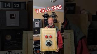 60s Vintage TESLA SPEAKERS Music Center Supraphon LE 680 Old Budget SPEAKERS For Sale