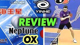 Review Yinhe (Milkyway) NEPTUNE OX - cheap LONG PIPS with HIGH CONTROl, test on RED+BLACK Faith