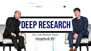 Deep Research by OpenAI - The Ups and Downs vs DeepSeek R1 Search + Gemini Deep Research