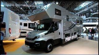 Phoenix Maxi Alkoven  8300 BMRSLX motorhome Iveco Daily RV Camper Van walkaround and interior V0052