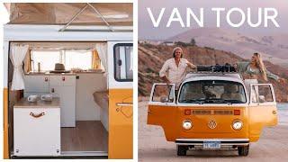 VW VAN TOUR | Self Converted Camper Van For Full-Time Van Life