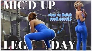 NEW YEAR NEW LEG DAY! Micd up chatty gym vlog, how to grow your glutes workout routine 2025 fit tips