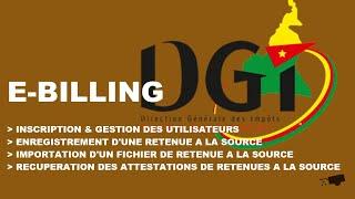 E-Billing - Inscription, Enregistrement, Importation et Récupération des attestations [LePousse.com]