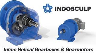 INDOSCULP GEARBOXES @ MahaTech 2024 - Inline Helical Reducer Gearbox & Gearmotor