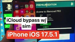 Iphone ios 17.5.1 bypass icloud