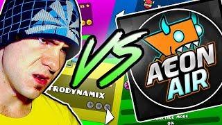 Geometry Dash // AeonAir vs EVW // ALL ROBTOP LEVELS IN A ROW