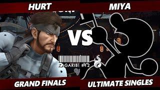 Kagaribi 12 GRAND FINALS - Miya (Game & Watch) Vs. Hurt (Snake) Smash Ultimate - SSBU