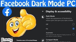 How to enable Facebook Dark Mode on your PC