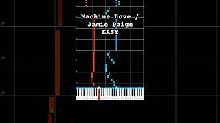 Machine Love / Jamie Paige EASY VER. PIANO 1/3 #piano