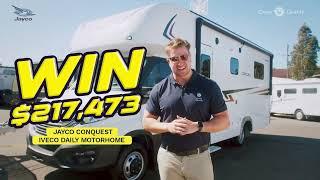 Win a Jayco Conquest Iveco Daily Motorhome valued at $217,473 | Camp Quality