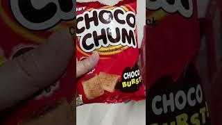 MOBY CHOCO CHUM #asmr #satisfying tastes sonds #delicious #chunky snacks #choco burst #shorts