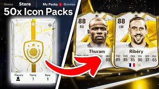 50x MAX 88 ICON PACKS!  FC 25 Ultimate Team