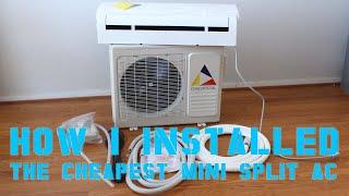 How I Installed The Cheapest Mini Split Ductless AC from eBay