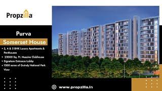 "Discover Purva Somerset House: Luxurious Living Redefined | 3, 4 & 5 BHK Luxury Apartments.