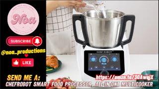 ChefRobot Smart Food Processor, All-In-One Multicooker and Cooking Robot with Guided Recipes, WiFi