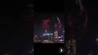 China: Impresionante espectáculo de luces con drones por el año nuevo.