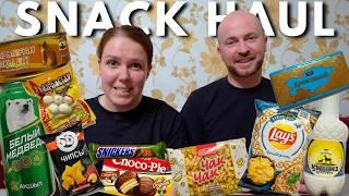 Foreigners Try Kazakhstan Snacks  (Kazakh snack haul)