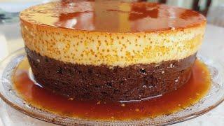 Une estas 2 mezclas y obtendrás un resultado maravilloso. Chocoflan