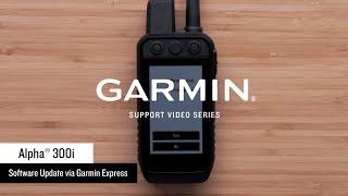 Garmin Support | Alpha® 300i | Updating via Garmin Express