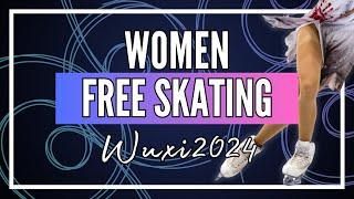 Junior Women Free Skating | Wuxi 2024 | #JGPFigure