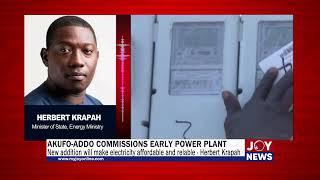 New addition will make electricity affordable and reliable - Herbert Krapah.