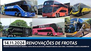 RENOVAÇÕES DE FROTAS: Primeiro Panorâmico NB1 vendido - Nordeste renova com Comil - Busscar Eucatur